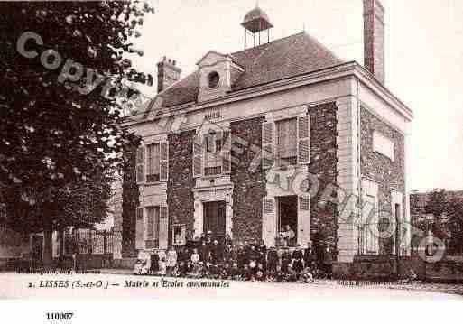 Ville de LISSES, carte postale ancienne