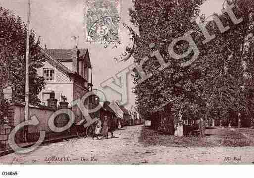 Ville de LORMAYE, carte postale ancienne