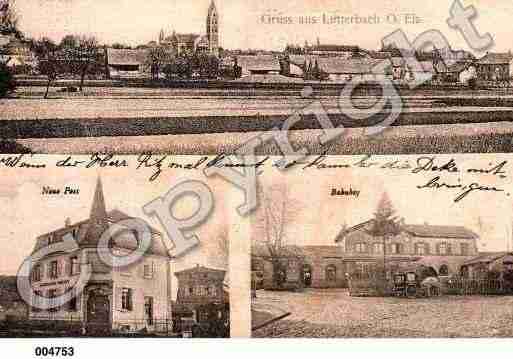 Ville de LUTTERBACH, carte postale ancienne