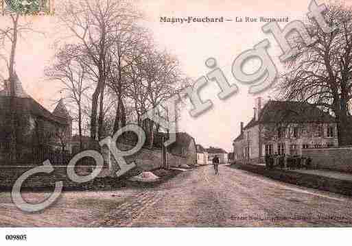 Ville de MAGNYFOUCHARD, carte postale ancienne Ville de MAGNYFOUCHARD, carte postale ancienne