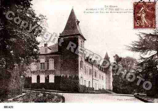 Ville de MARSAN, carte postale ancienne