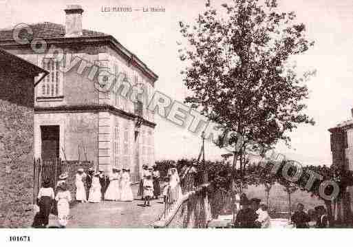 Ville de MAYONS(LES), carte postale ancienne