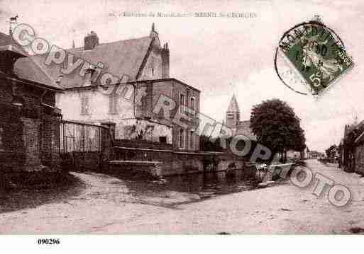 Ville de MESNILSAINTGEORGES, carte postale ancienne Ville de MESNILSAINTGEORGES, carte postale ancienne