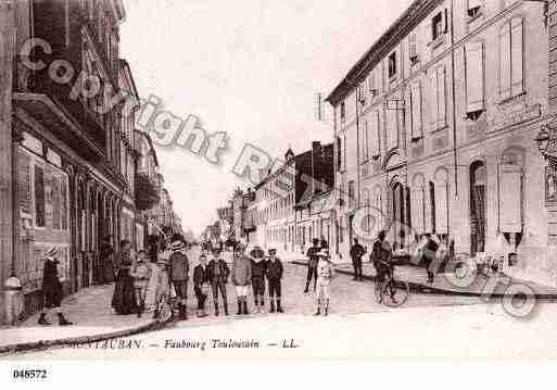 Ville de MONTAUBAN, carte postale ancienne