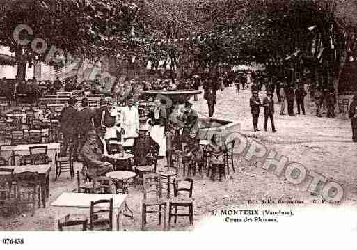 Ville de MONTEUX, carte postale ancienne