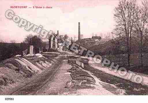 Ville de MORTCERF, carte postale ancienne