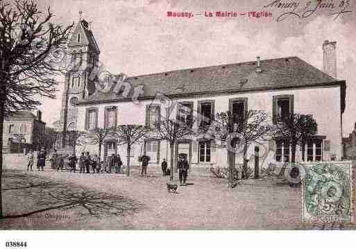 Ville de MOUSSY, carte postale ancienne