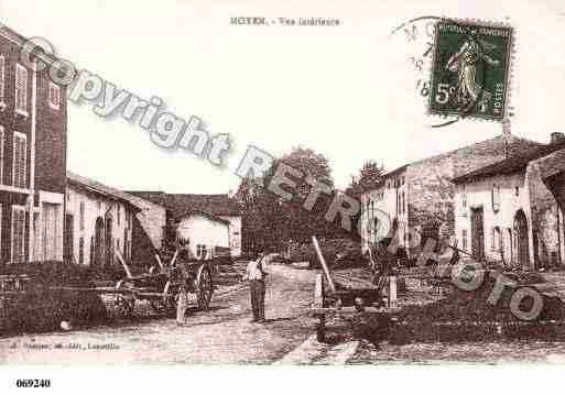 Ville de MOYEN, carte postale ancienne