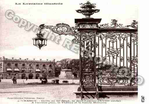 Ville de NANCY, carte postale ancienne