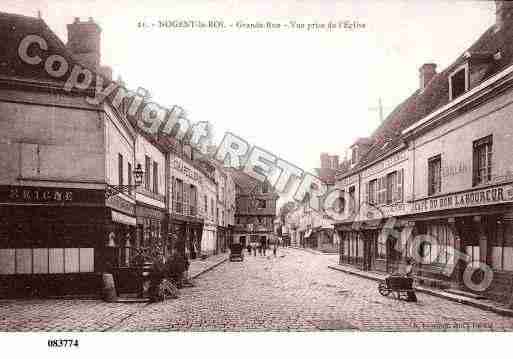 Ville de NOGENTLEROI, carte postale ancienne