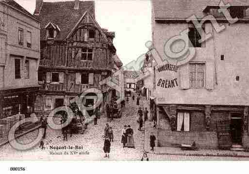 Ville de NOGENTLEROI, carte postale ancienne