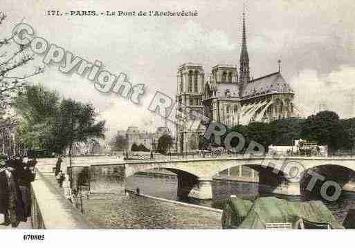 Ville de PARIS4, carte postale ancienne