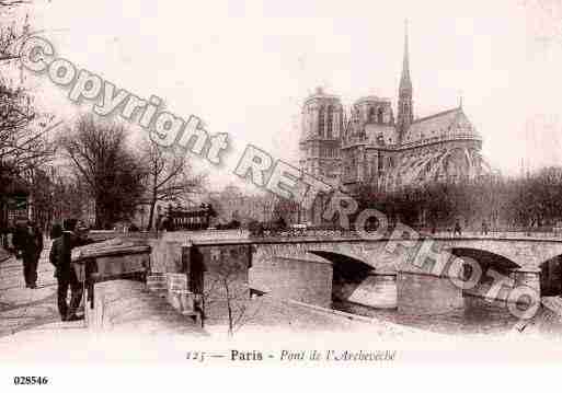 Ville de PARIS4, carte postale ancienne