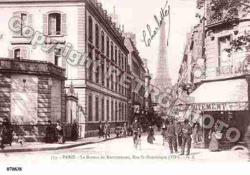 Ville de PARIS7, carte postale ancienne