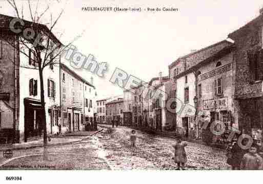 Ville de PAULHAGUET, carte postale ancienne