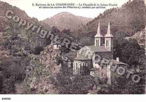 Ville de PAULHAGUET, carte postale ancienne