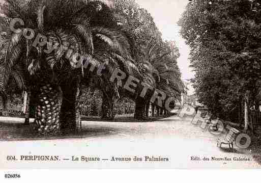 Ville de PERPIGNAN, carte postale ancienne