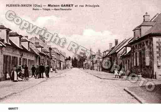 Ville de PLESSISBRION(LE), carte postale ancienne