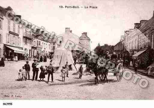 Ville de PORTBAIL, carte postale ancienne