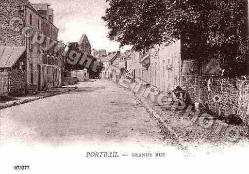 Ville de PORTBAIL, carte postale ancienne