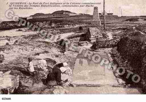 Ville de QUIBERON, carte postale ancienne