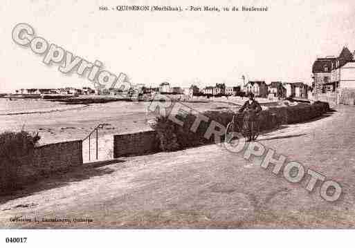 Ville de QUIBERON, carte postale ancienne