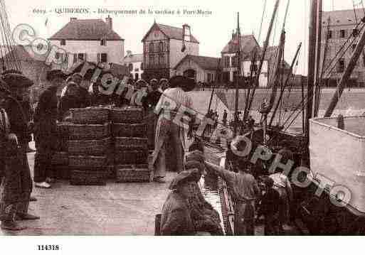 Ville de QUIBERON, carte postale ancienne