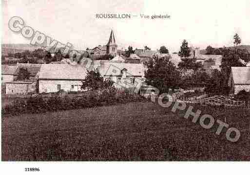 Ville de ROUSSILLONENMORVAN, carte postale ancienne