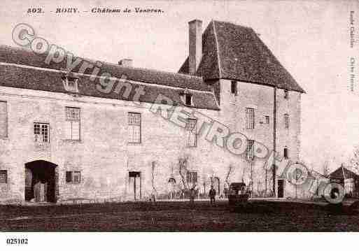 Ville de ROUY, carte postale ancienne