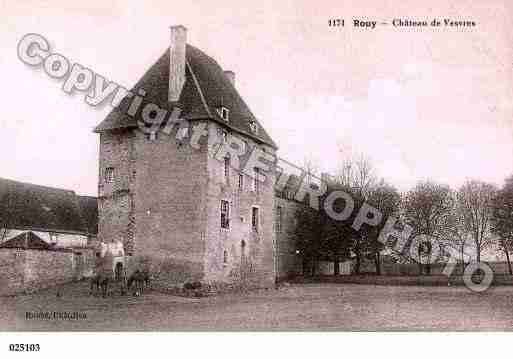 Ville de ROUY, carte postale ancienne