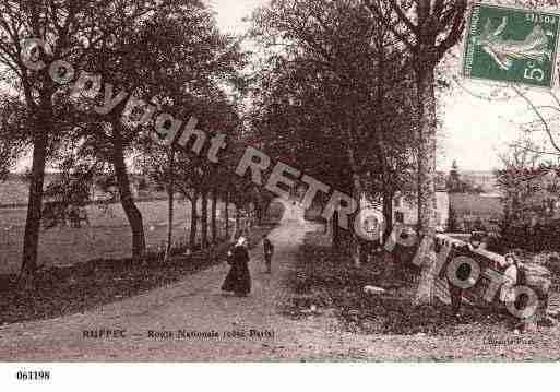 Ville de RUFFEC, carte postale ancienne