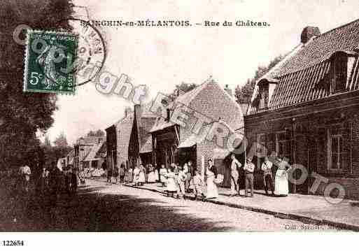 Ville de SAINGHINENMELANTOIS, carte postale ancienne