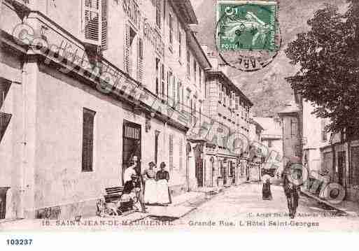 Ville de SAINTJEANDEMAURIENNE, carte postale ancienne