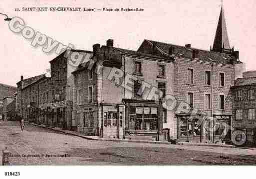 Ville de SAINTJUSTENCHEVALET, carte postale ancienne