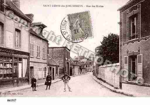 Ville de SAINTLUBINDESJONCHERETS, carte postale ancienne
