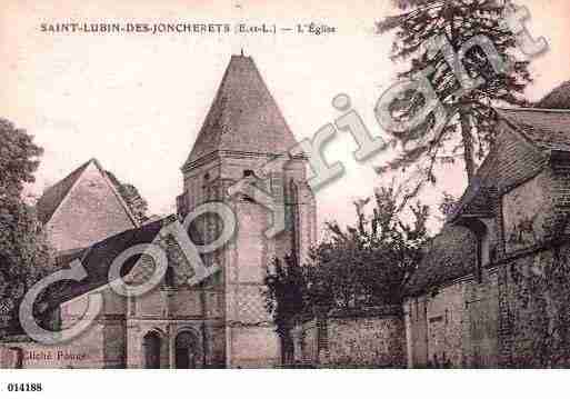 Ville de SAINTLUBINDESJONCHERETS, carte postale ancienne