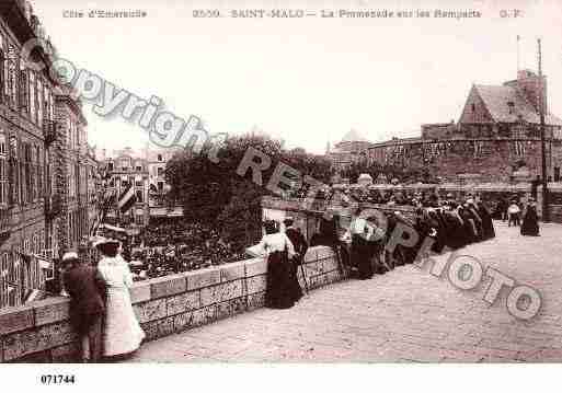 Ville de SAINTMALO, carte postale ancienne