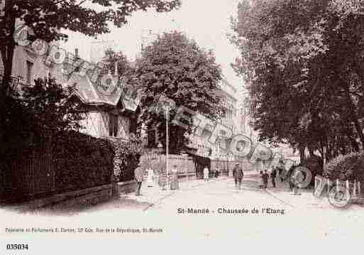 Ville de SAINTMANDE, carte postale ancienne