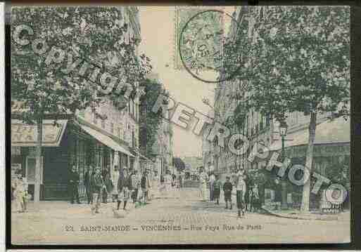 Ville de SAINTMANDE, carte postale ancienne