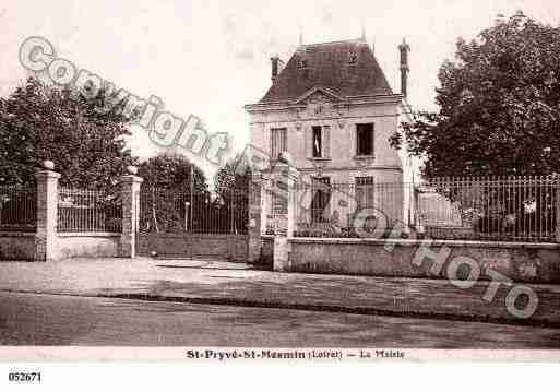 Ville de SAINTPRYVESAINTMESMIN, carte postale ancienne