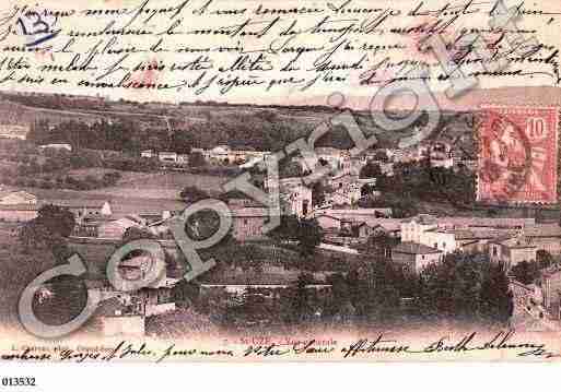 Ville de SAINTUZE, carte postale ancienne