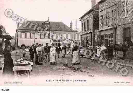 Ville de SAINTVALERIEN, carte postale ancienne