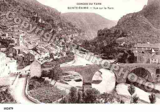 Ville de SAINTEENIMIE, carte postale ancienne