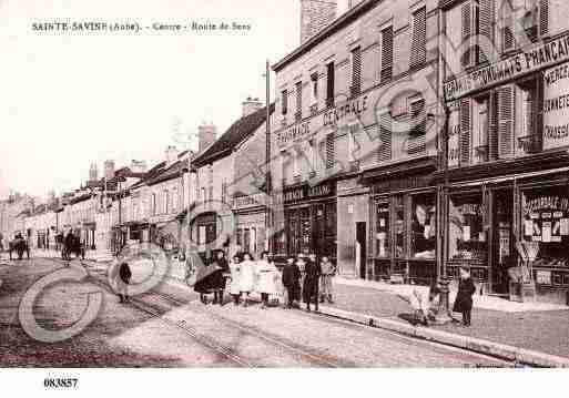 Ville de SAINTESAVINE, carte postale ancienne