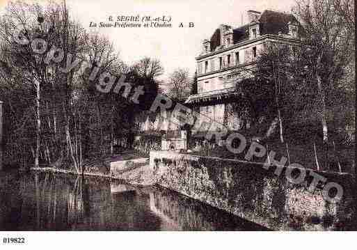 Ville de SEGRE, carte postale ancienne