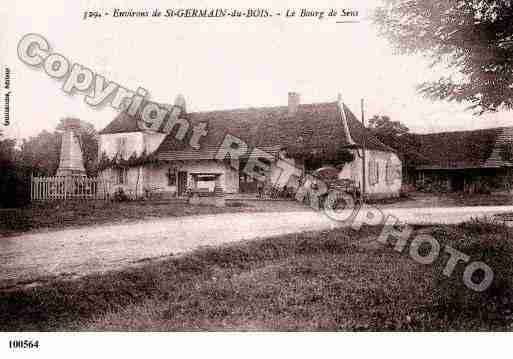 Ville de SENSSURSEILLE, carte postale ancienne