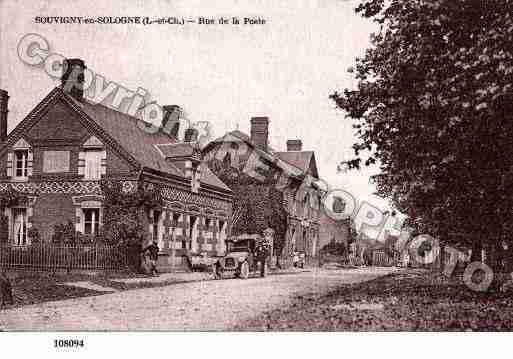 Ville de SOUVIGNYENSOLOGNE, carte postale ancienne