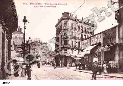 Ville de TOULOUSE, carte postale ancienne