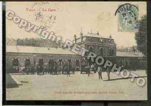 Ville de TULLE, carte postale ancienne