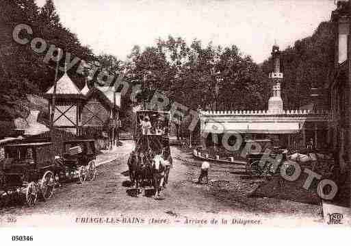 Ville de URIAGELESBAINS, carte postale ancienne